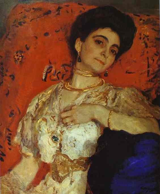 Portrait of Maria Akimova by Valentin Serov