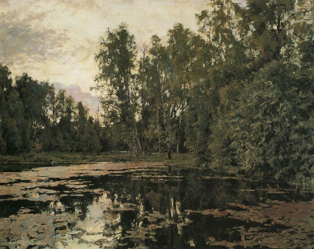 The Overgrown Pond. Domotcanovo by Valentin Serov