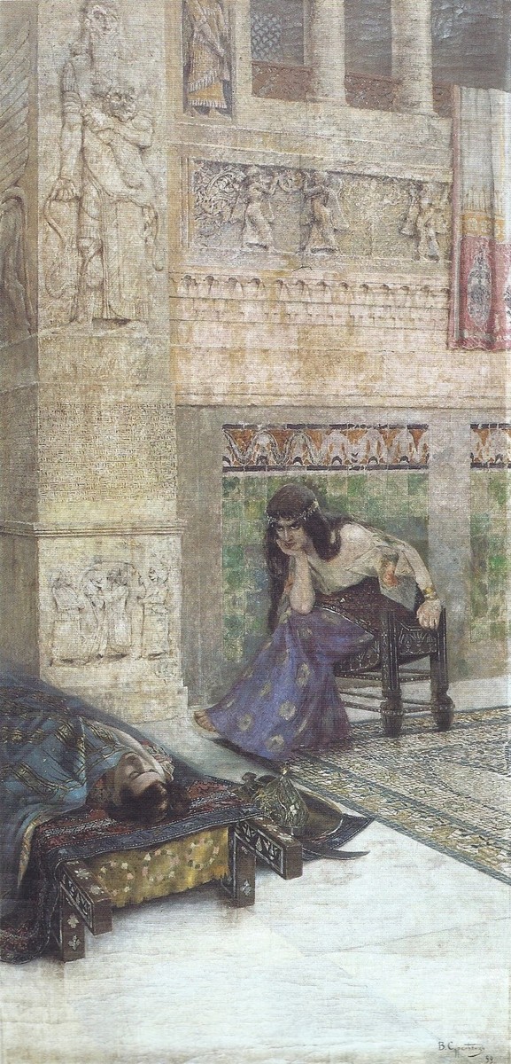 Semiramis and dead Ara the Beautiful by Vardges Sureniants