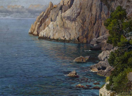 Capri coast by Vartan Mahokian