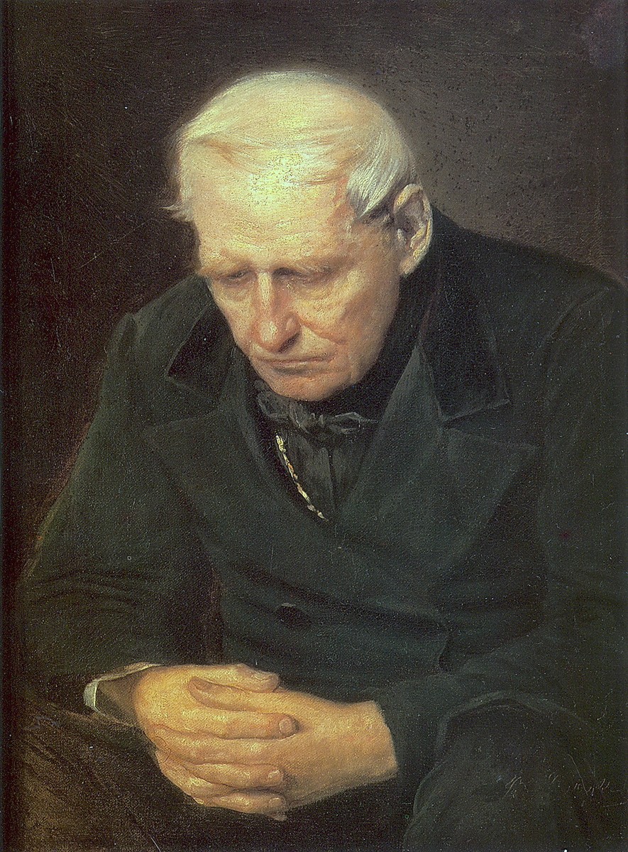 Old man by Vasily Perov