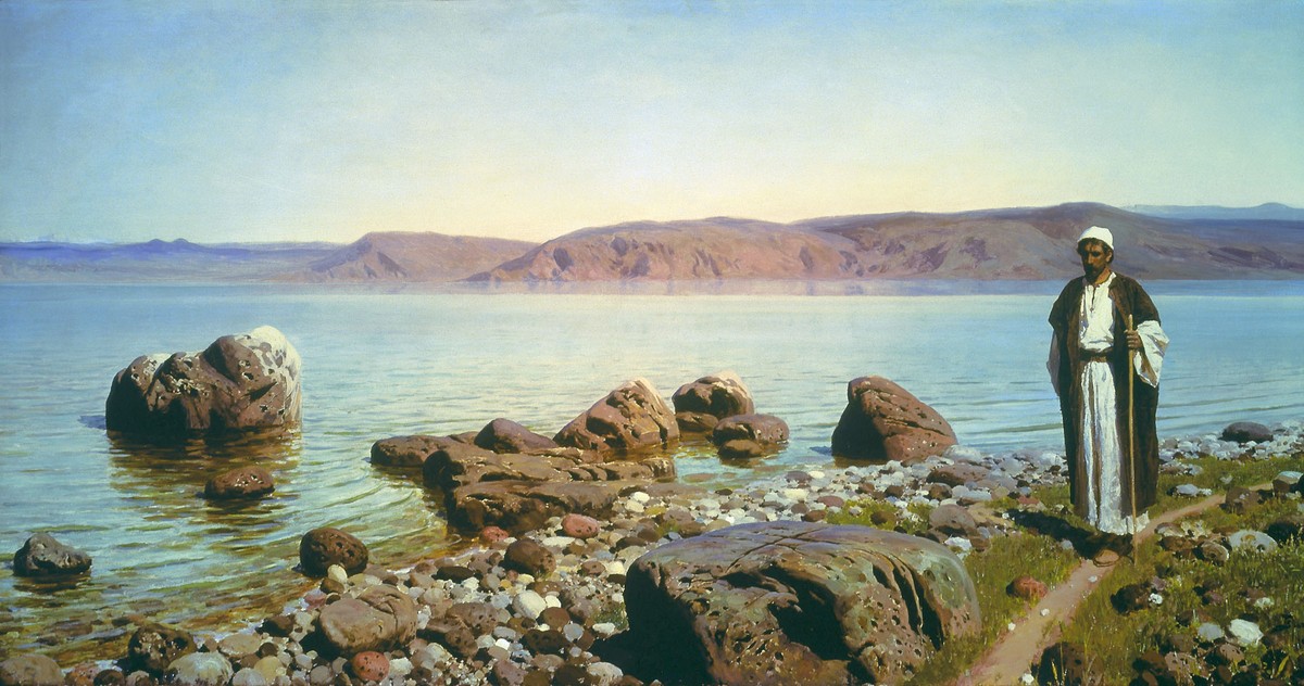 At the Genisaret Lake by Vasily Polenov