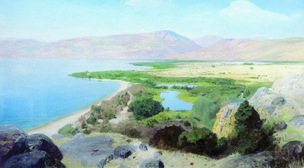 Sea of ​​Galilee by Vasily Polenov