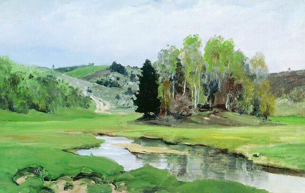 The River Svinka by Vasily Polenov
