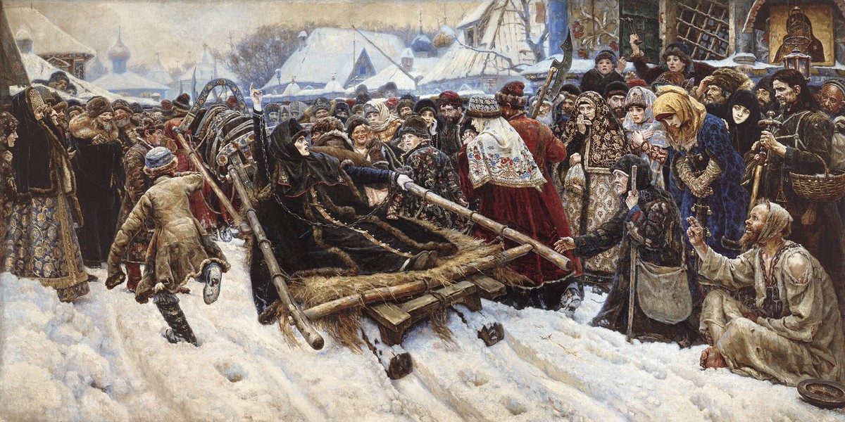 Boyarynya Morozova by Vasily Surikov