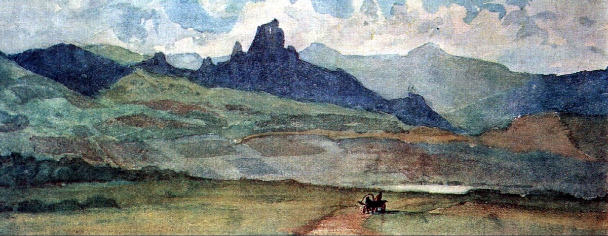 Minusinsk steppe by Vasily Surikov