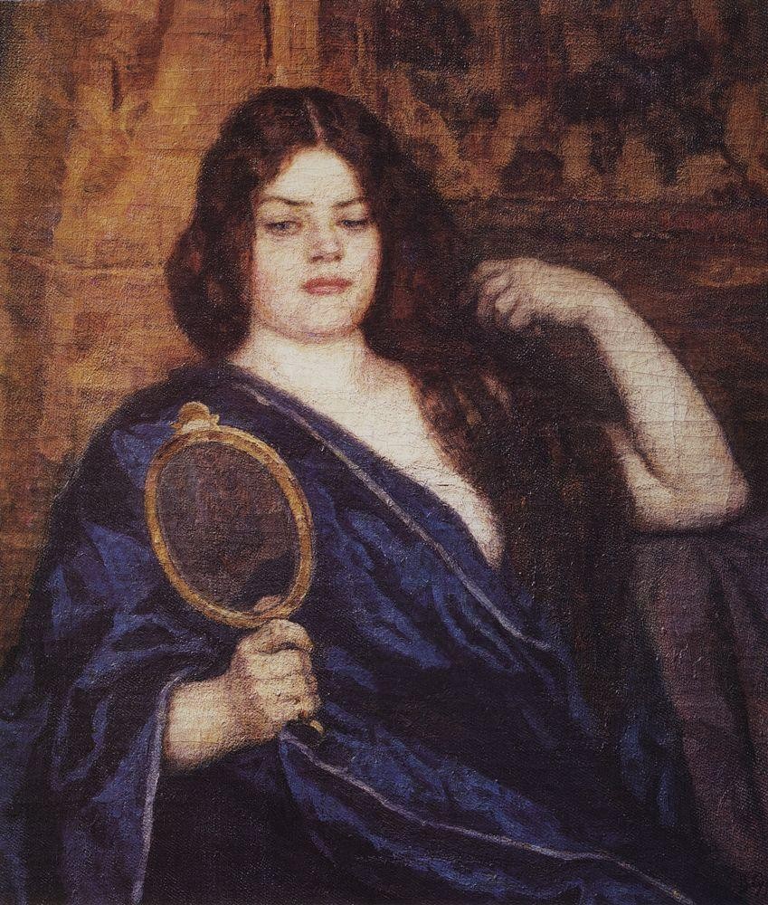 Siberian woman by Vasily Surikov