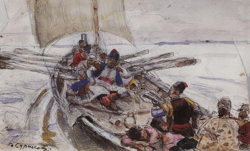 Stepan Razin by Vasily Surikov