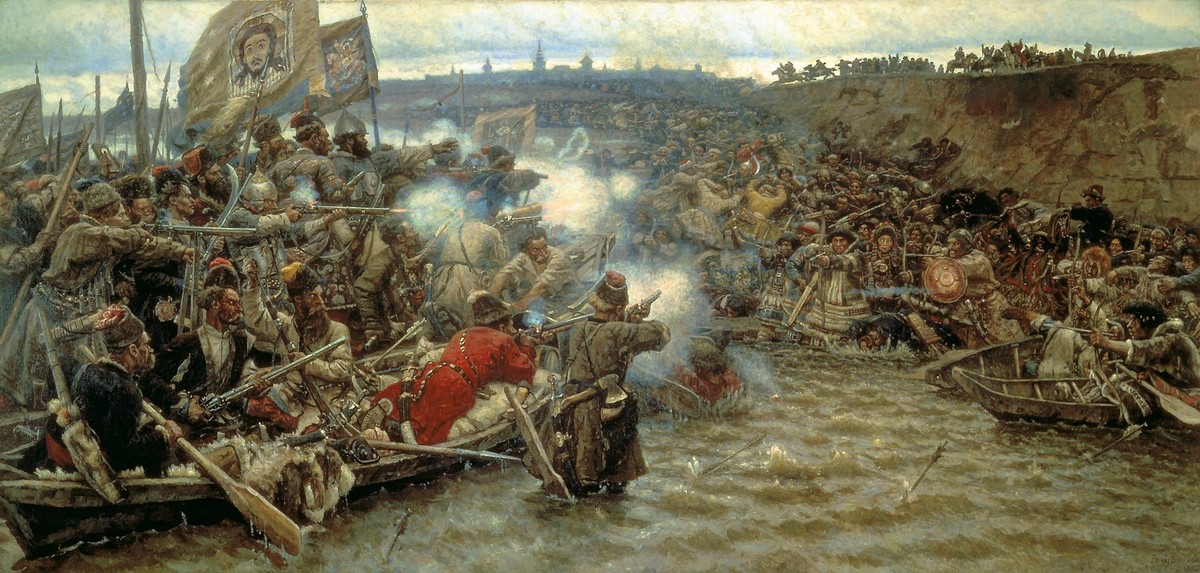 Yermak's conquest of Siberia by Vasily Surikov