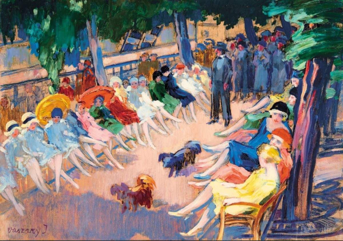 Vaszary János, Duna Korzó 1926 by Vaszary János