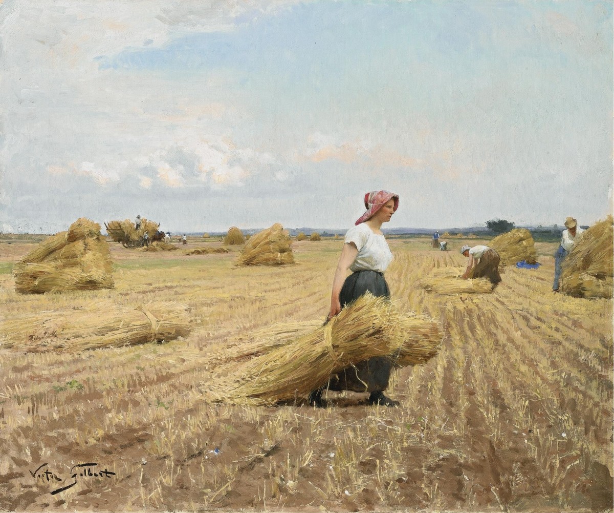 The harvest by Victor Gabriel Gilbert