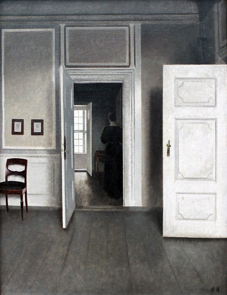 Interior Strandgade 30 by Vilhelm Hammershoi