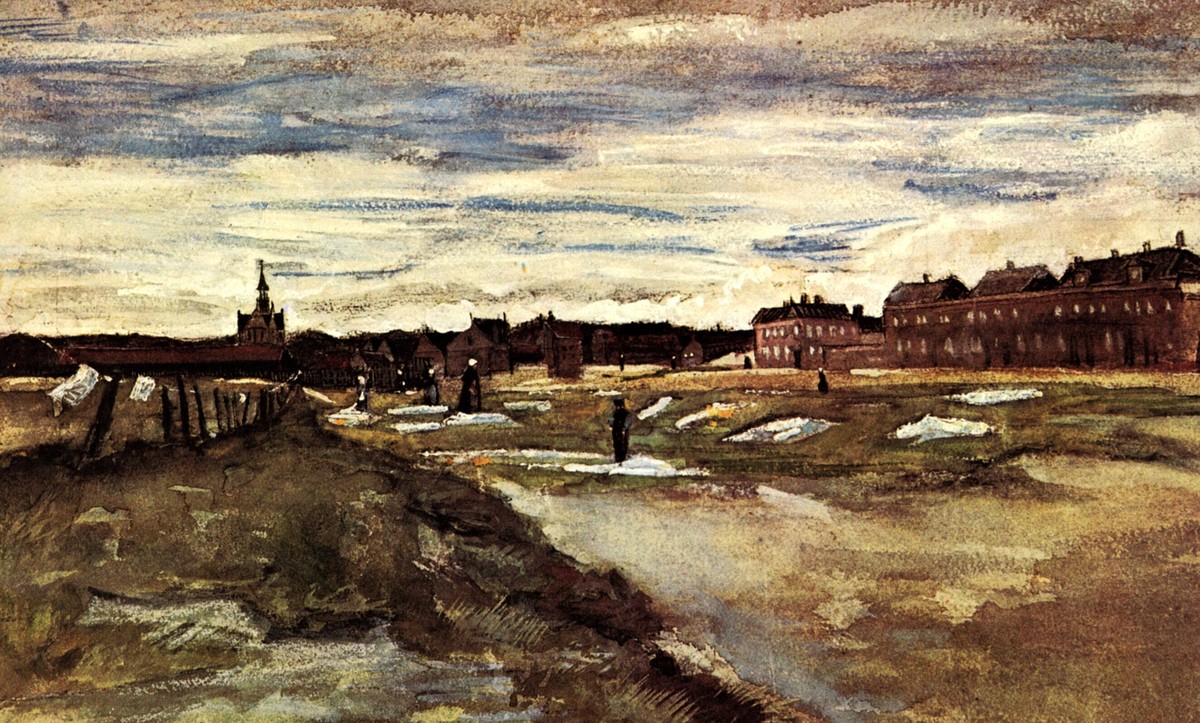 Bleaching Ground by Vincent van Gogh