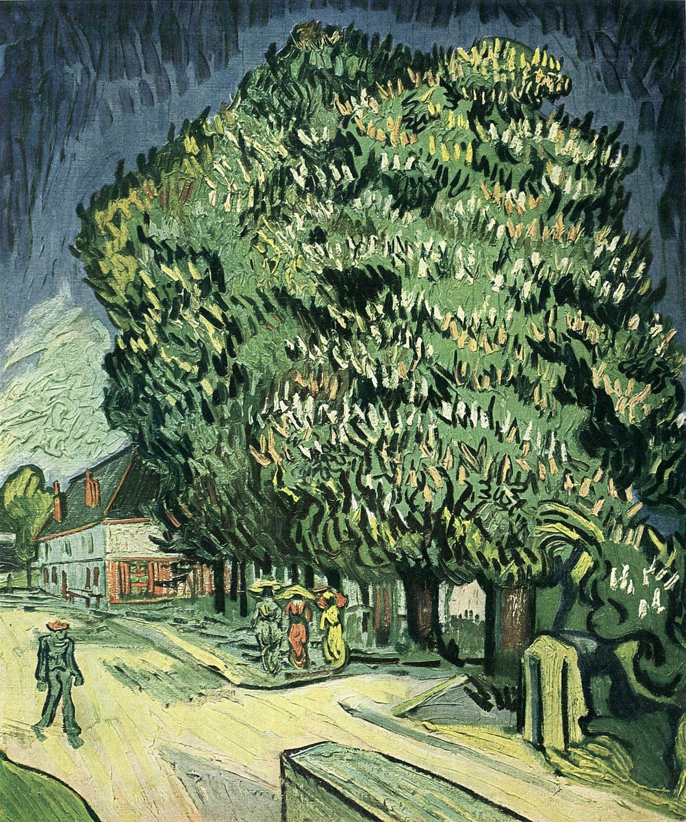 Chestnut Trees in Blossom by Vincent van Gogh