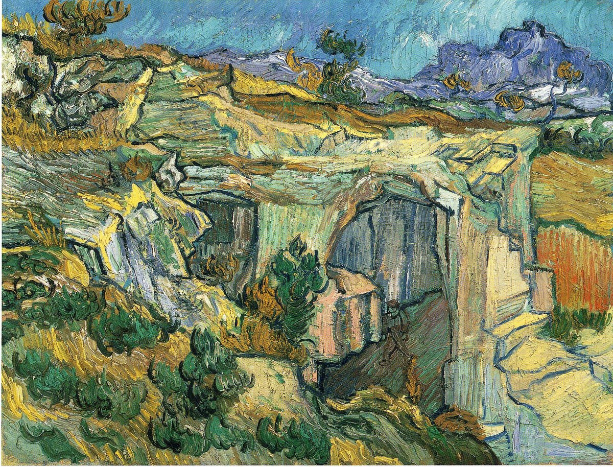 Entrance to a Quarry near Saint Remy by Vincent van Gogh