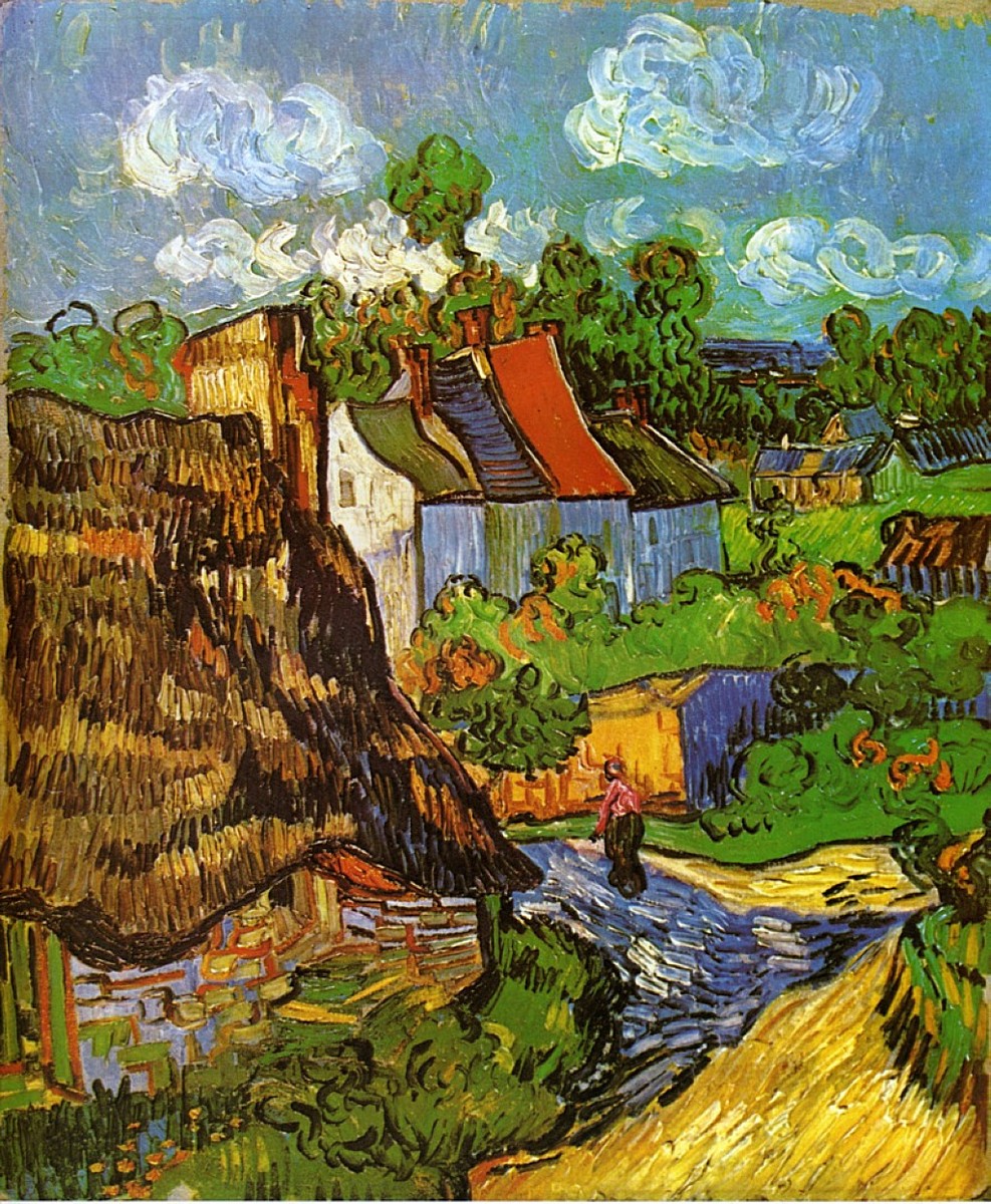 Houses in Auvers 2 by Vincent van Gogh