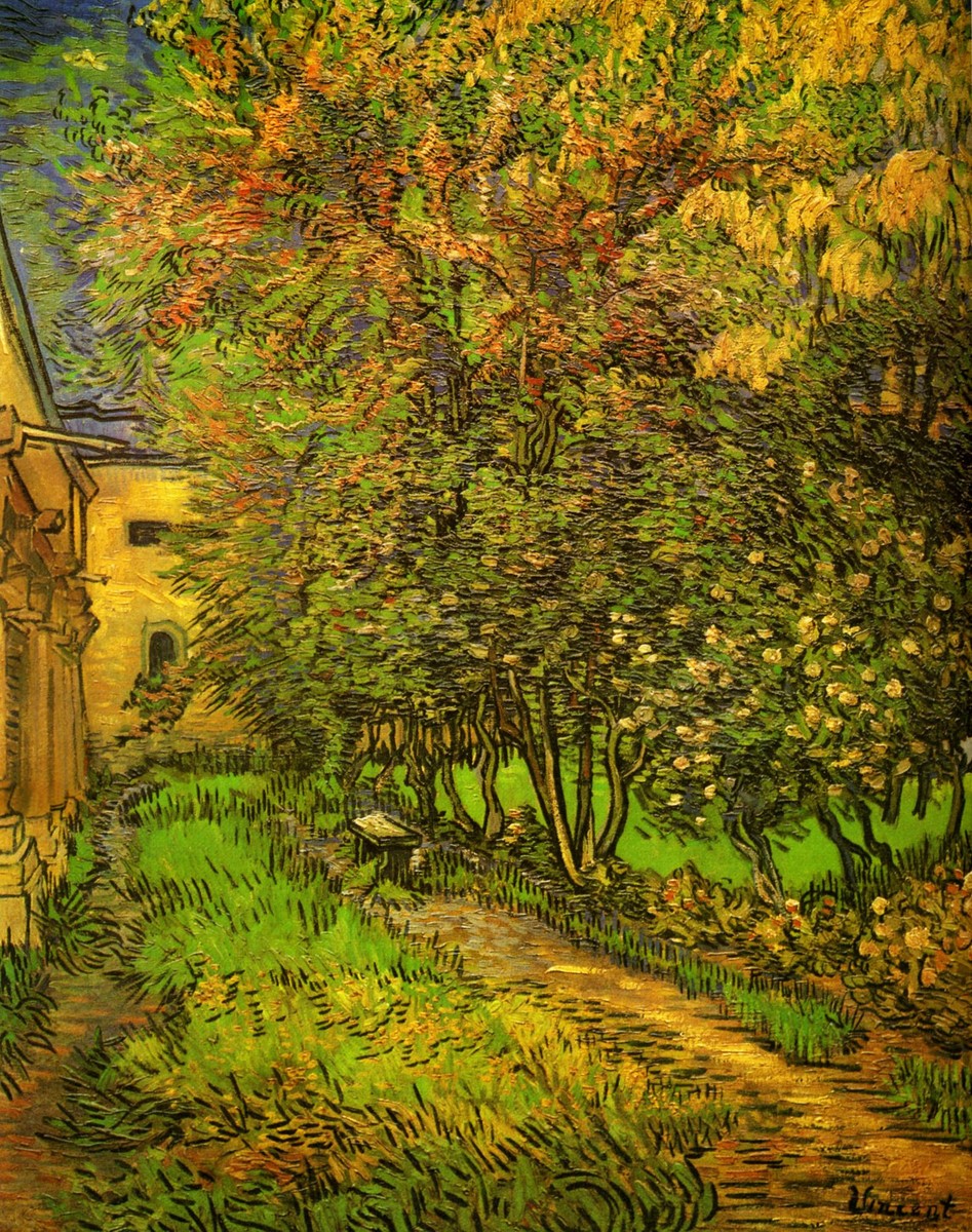 The Garden of Saint-Paul Hospital by Vincent van Gogh