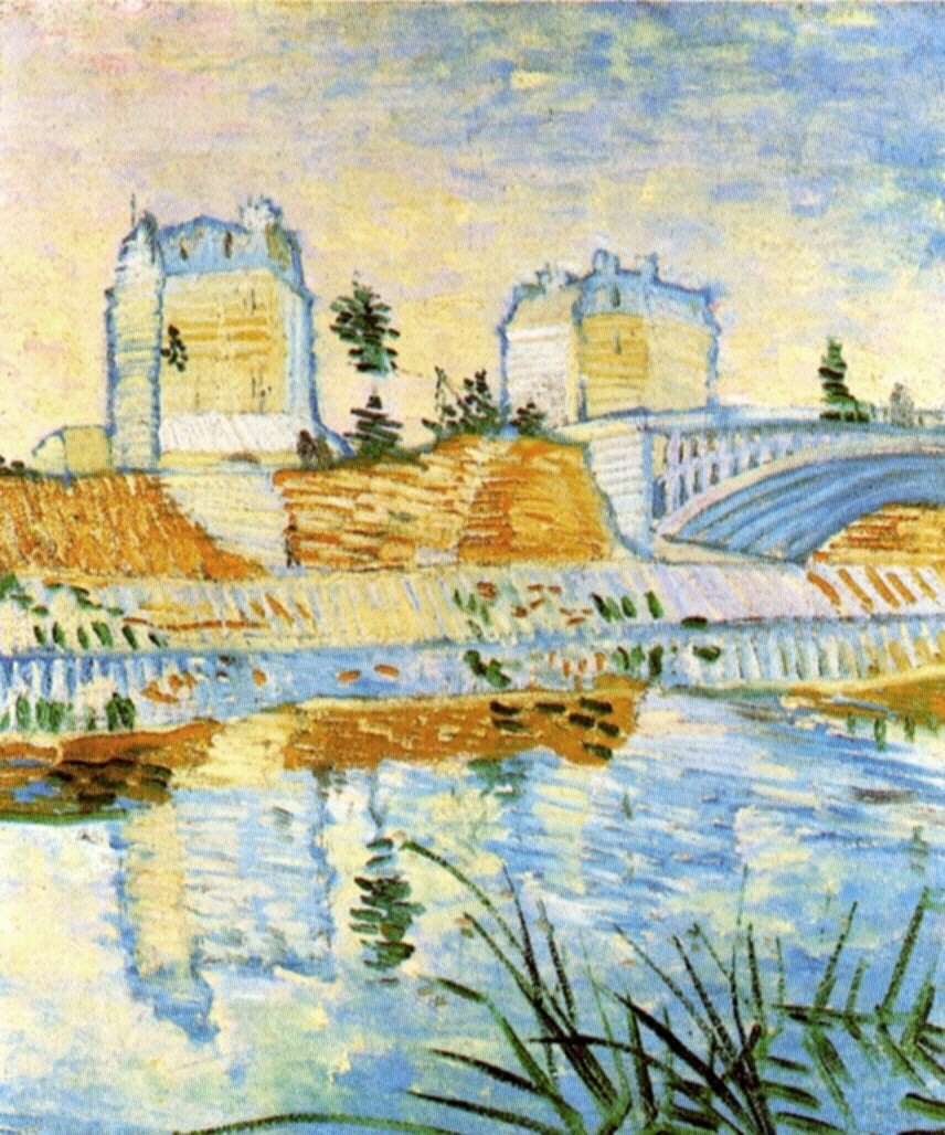 The Seine with the Pont de Clichy by Vincent van Gogh