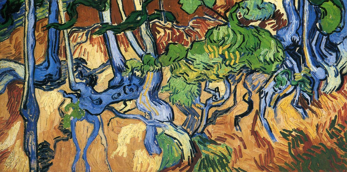 Tree roots by Vincent van Gogh