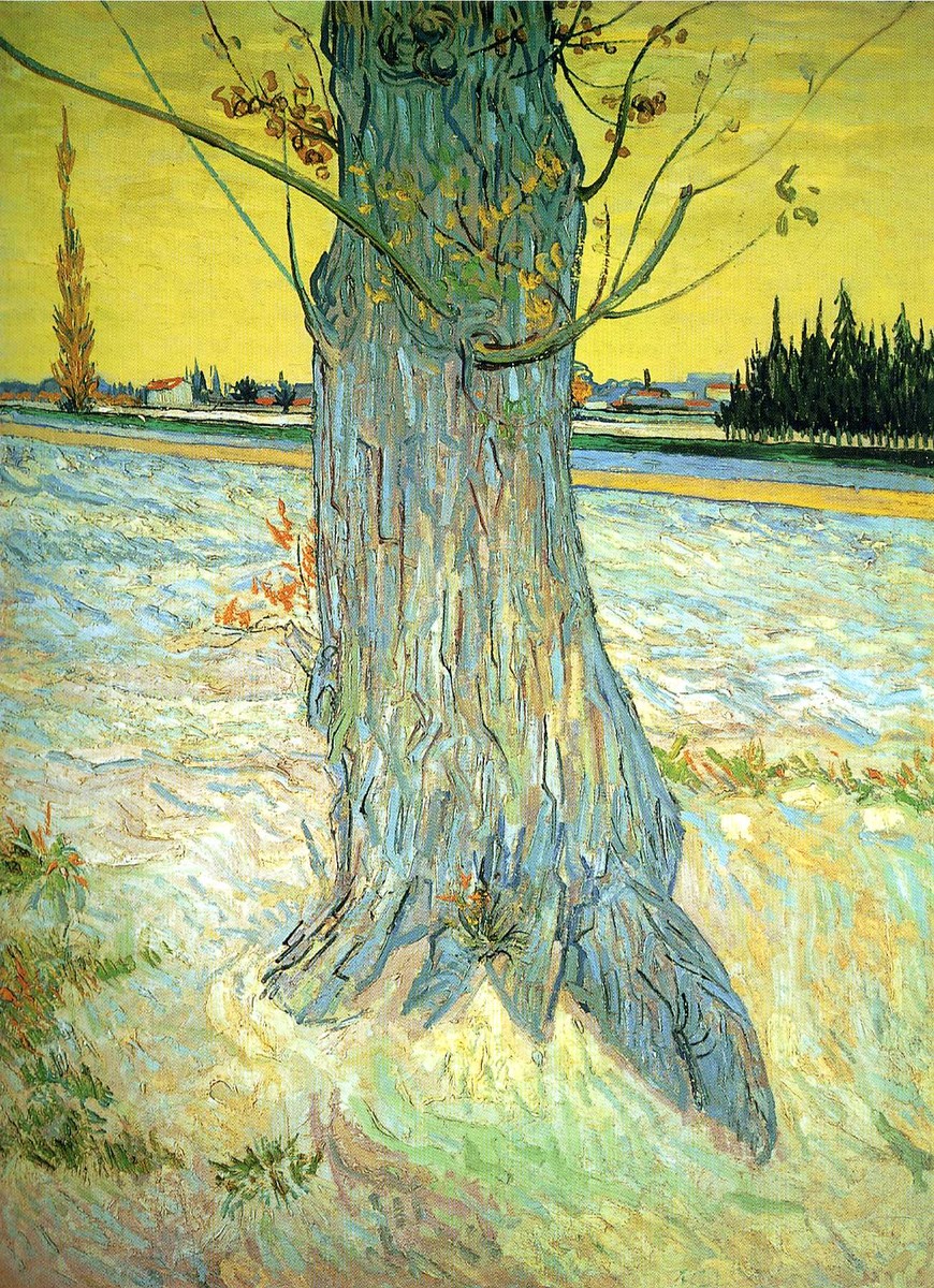 Trunk of an Old Yew Tree by Vincent van Gogh