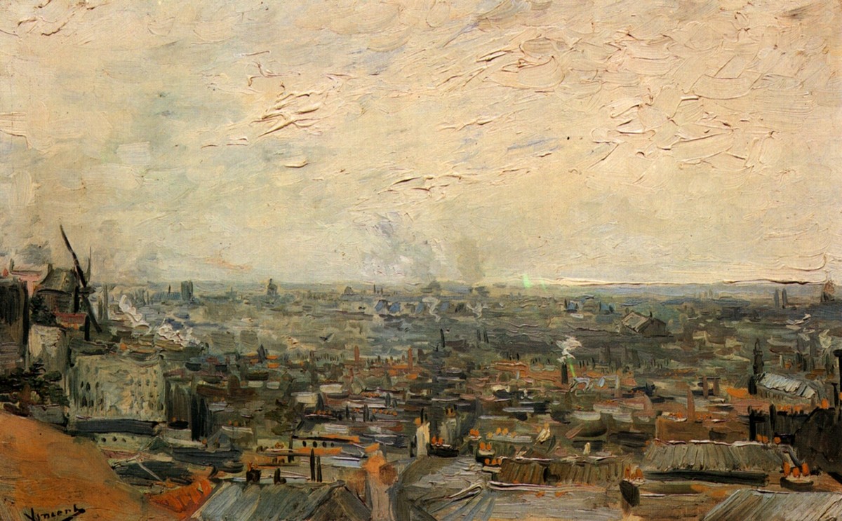 View of Paris from Montmartre by Vincent van Gogh