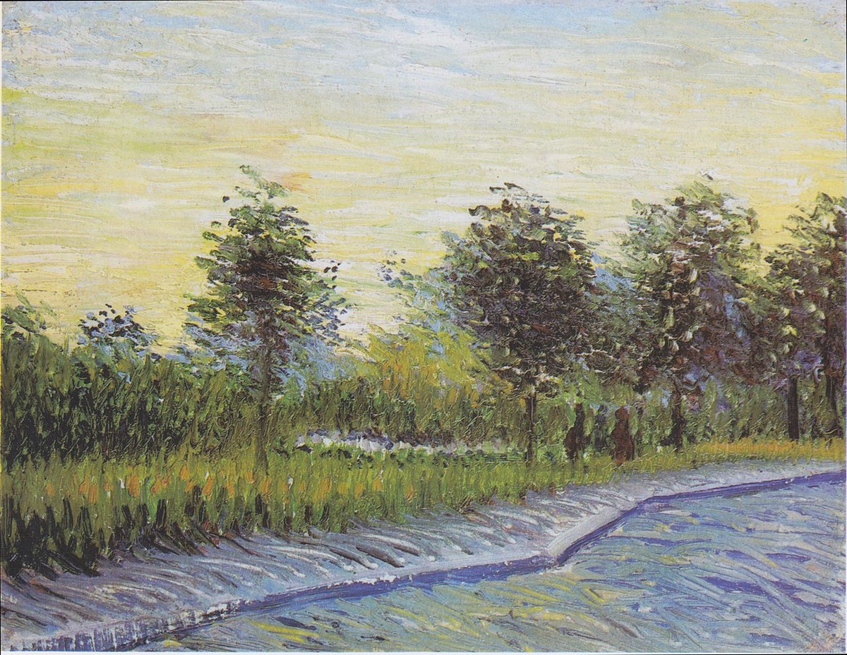 Way in the Voyer d'Argenson Park in Asnieres by Vincent van Gogh