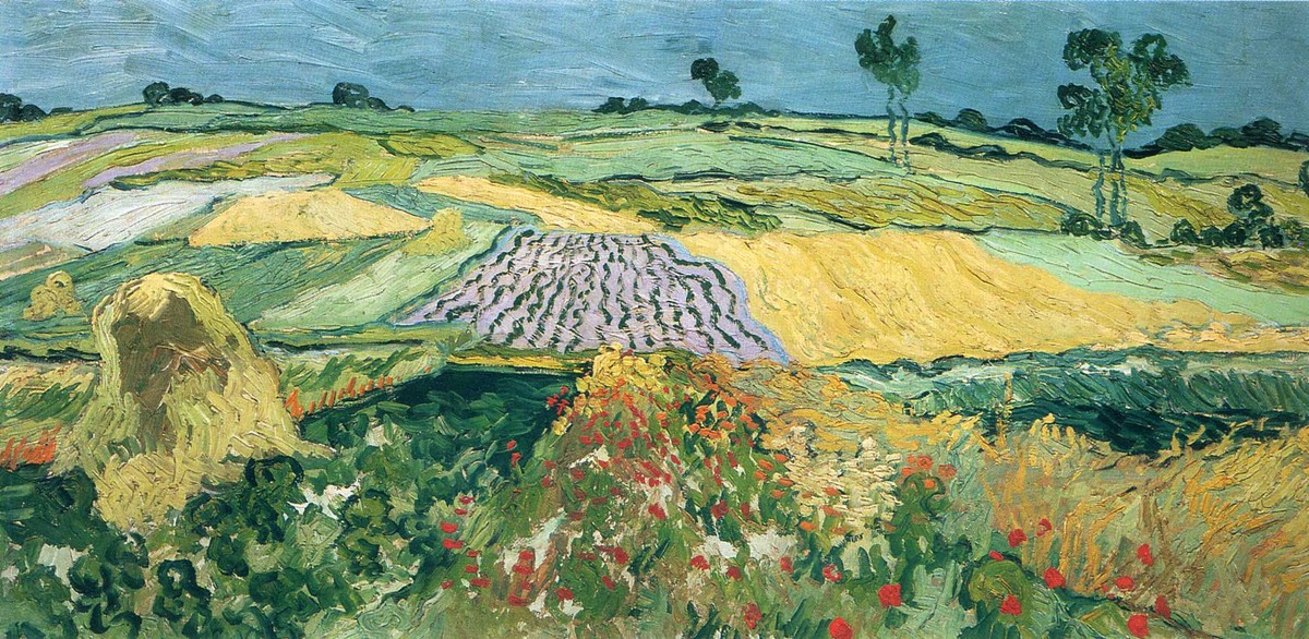 Wheatfields by Vincent van Gogh
