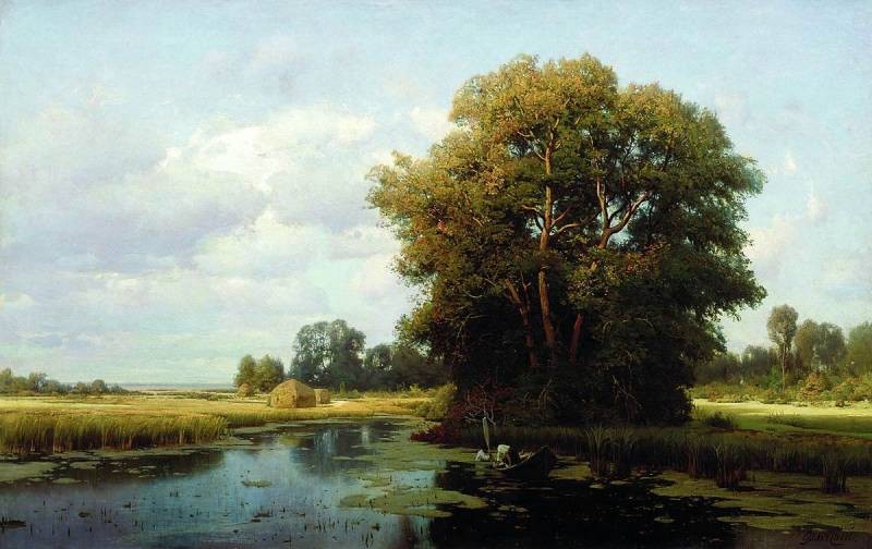 Landscape with swamp by Volodymyr Orlovsky