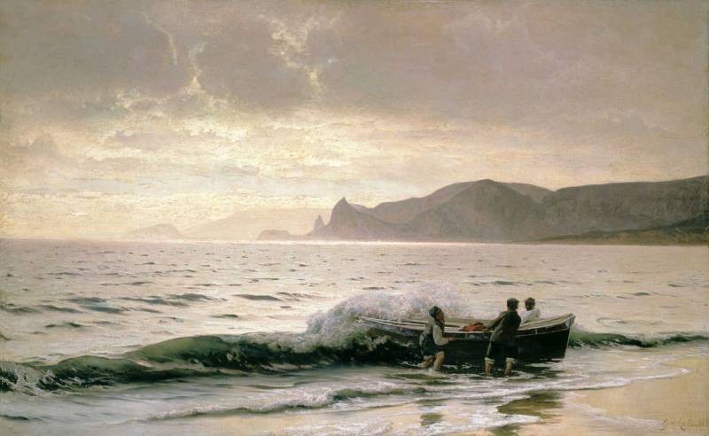 Seashore near Sudak by Volodymyr Orlovsky