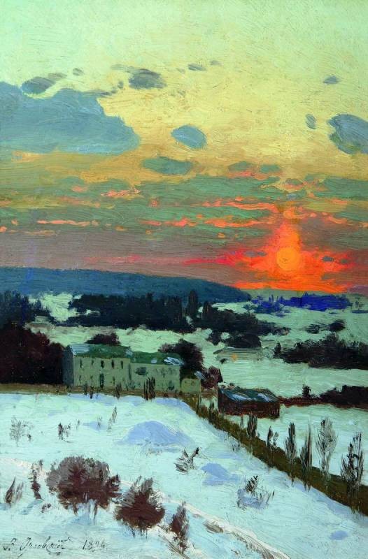 Sunset by Volodymyr Orlovsky