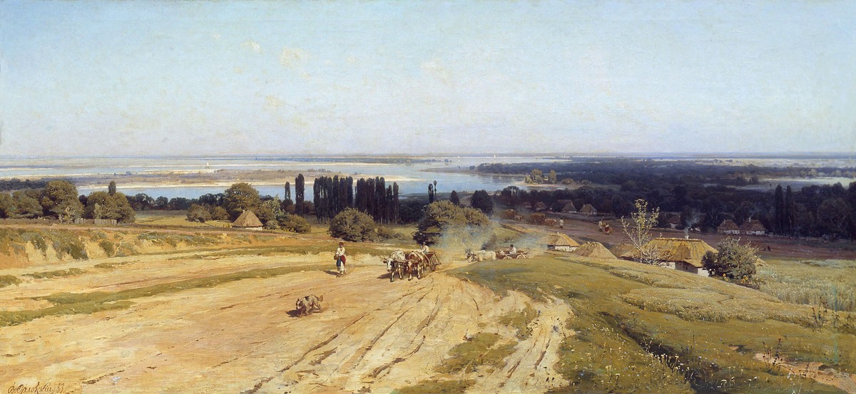 Ukrainian landscape by Volodymyr Orlovsky