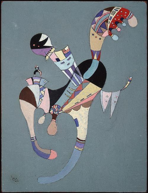 A floating figure by Wassily Kandinsky