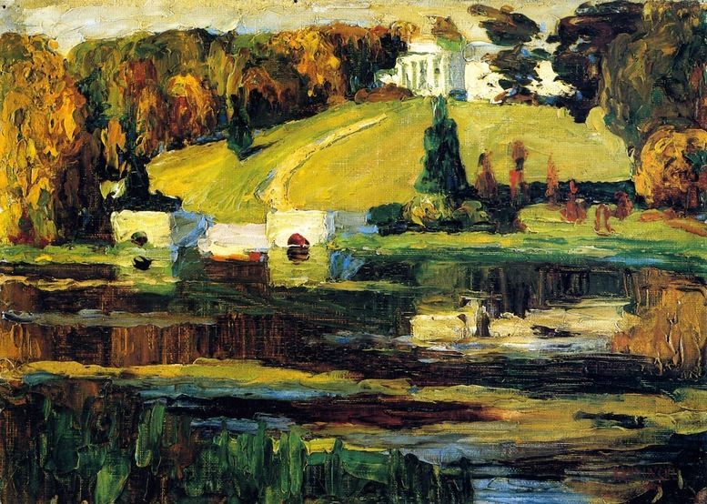 Okhtyrka, autumn by Wassily Kandinsky