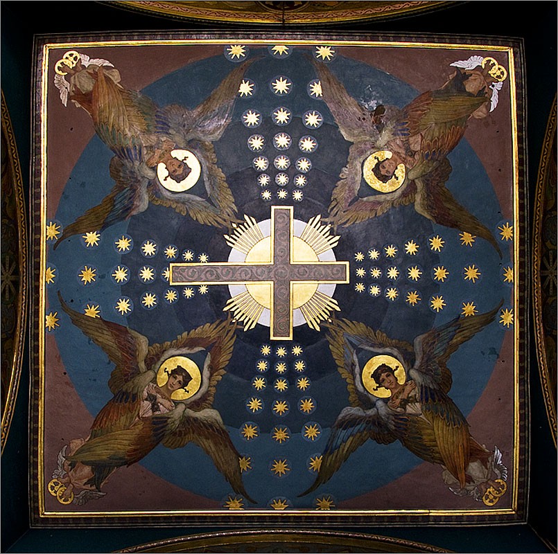 Ceiling at Kyiv St. Volodymyr Cathedral by Wilhelm Kotarbinski