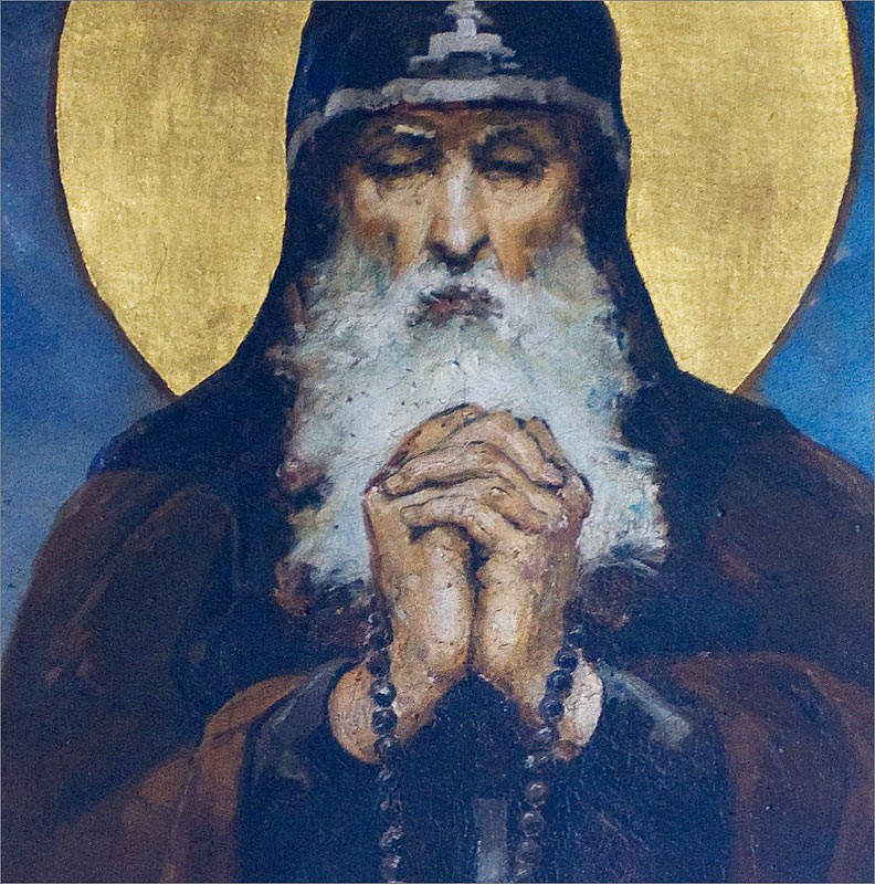 St. Pafnuty by Wilhelm Kotarbinski