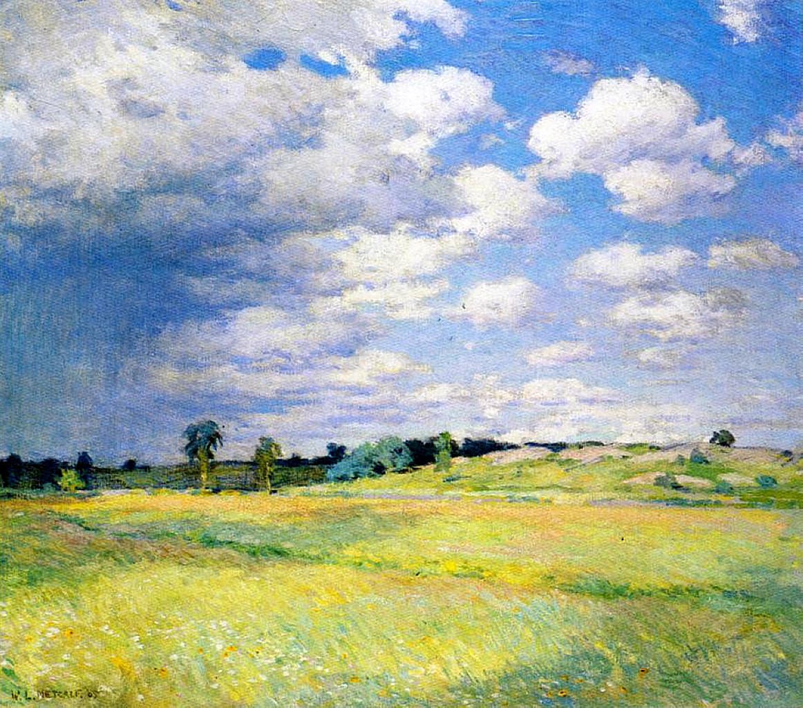 Flying Shadows by Willard Metcalf