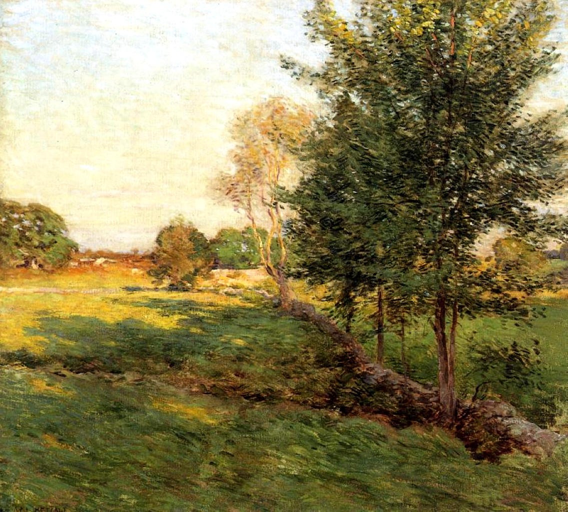 Lenghtening Shadows by Willard Metcalf