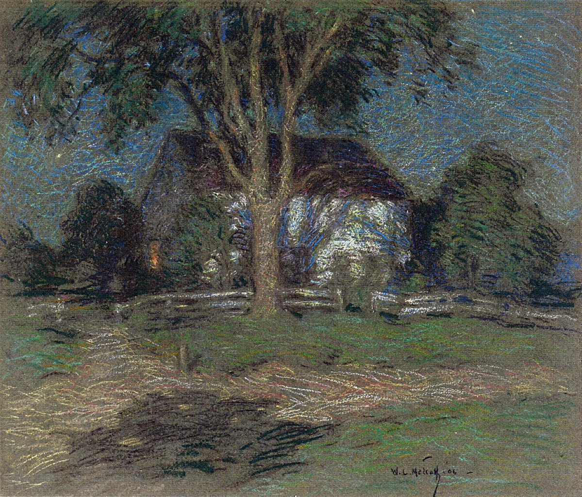 Moonlight by Willard Metcalf