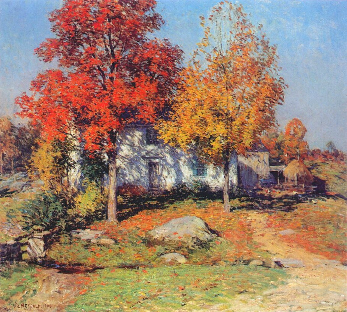 October by Willard Metcalf