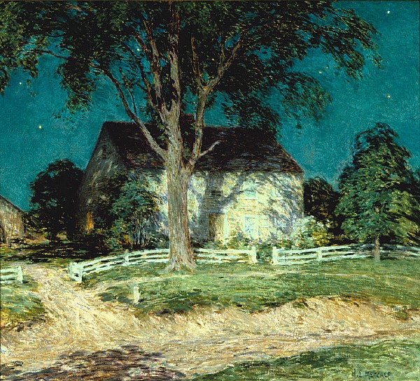 Old Homestead Connecticut by Willard Metcalf