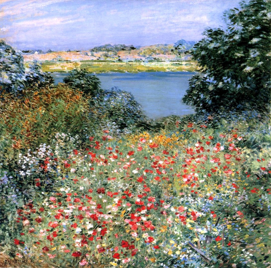 Poppy Garden by Willard Metcalf