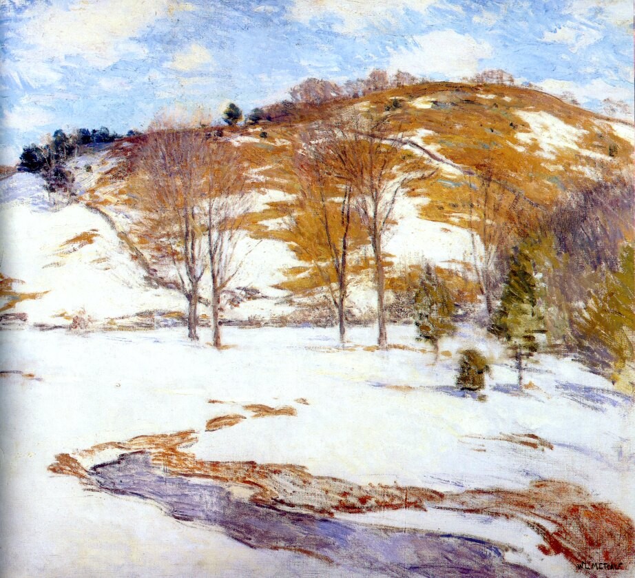 Snow in the Foothills by Willard Metcalf