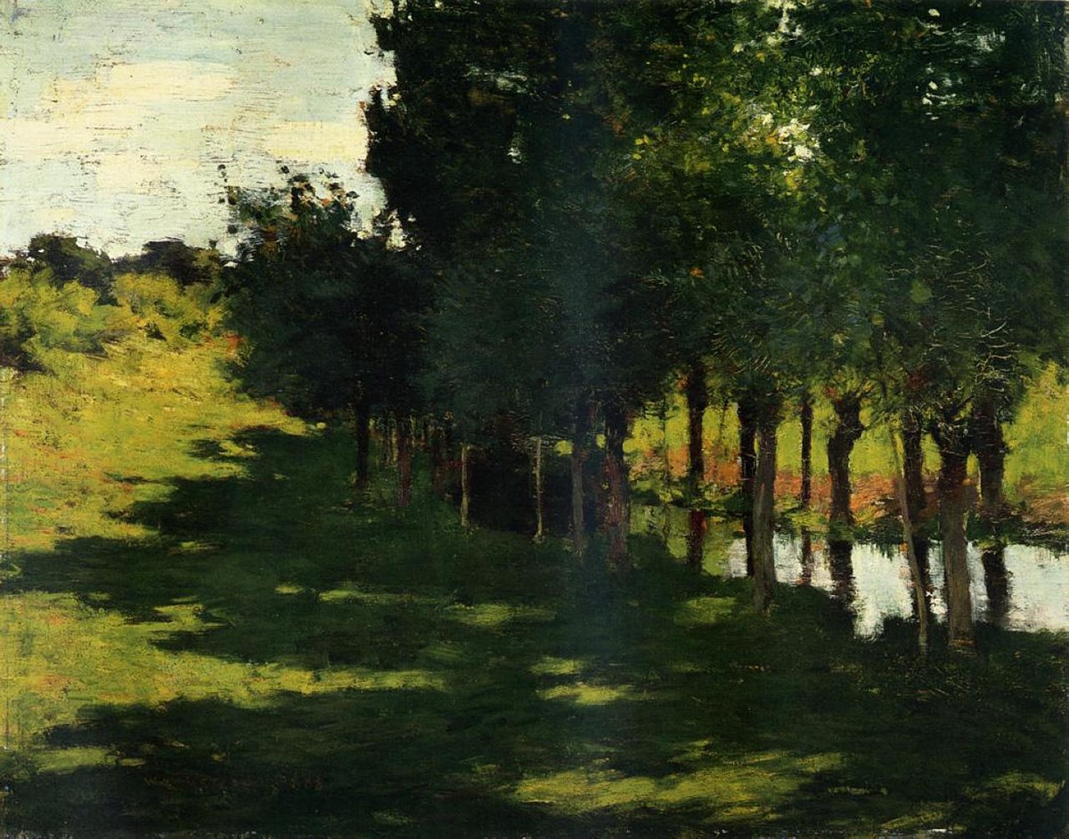 Sunlight and Shadow by Willard Metcalf