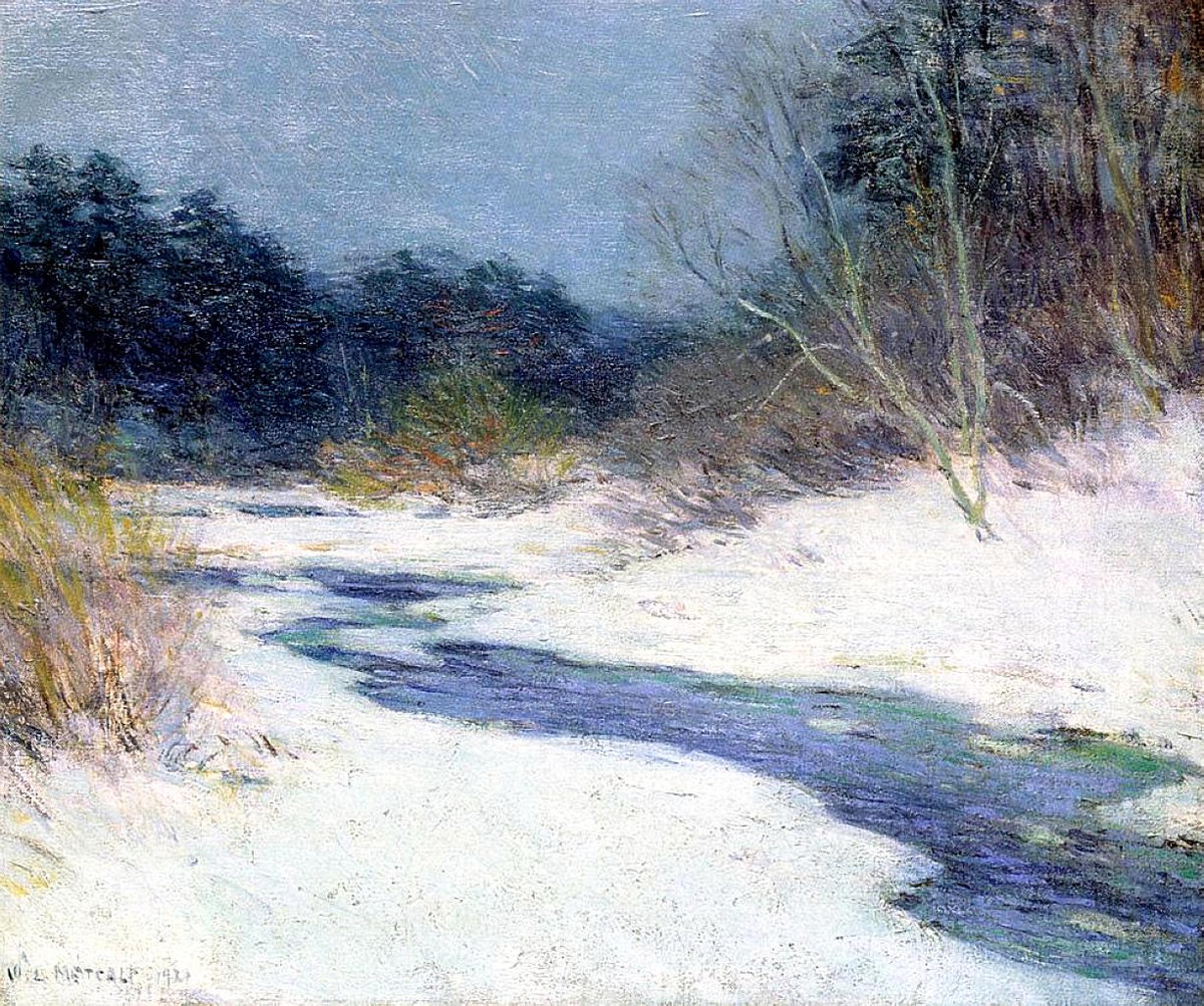 Thawing Brook by Willard Metcalf