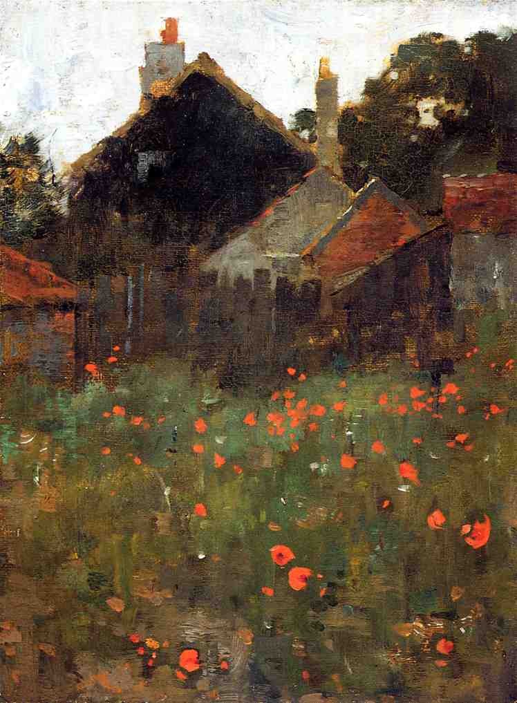 The Poppy Field by Willard Metcalf