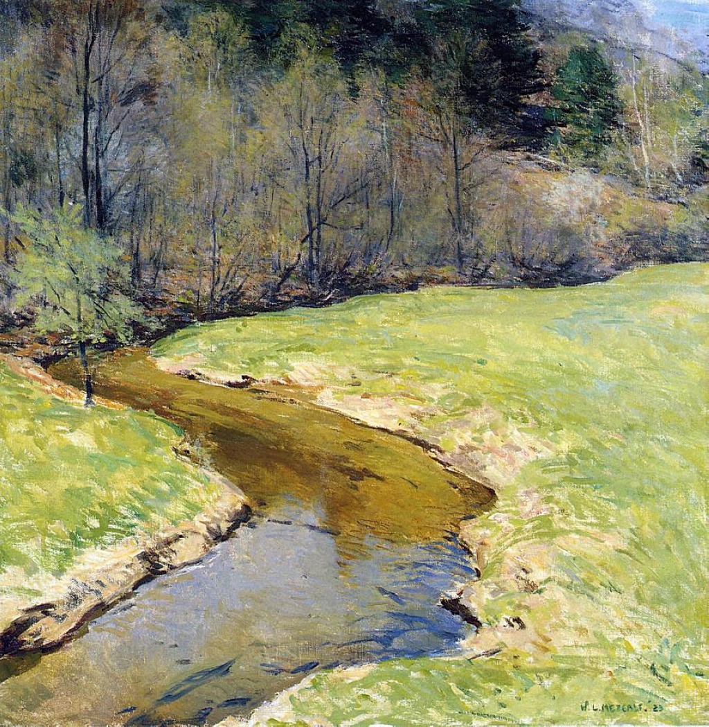 The Sunny Brook, Chester, Vermont by Willard Metcalf