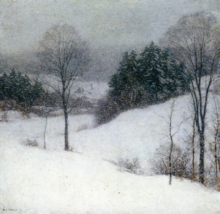 The White Veil by Willard Metcalf