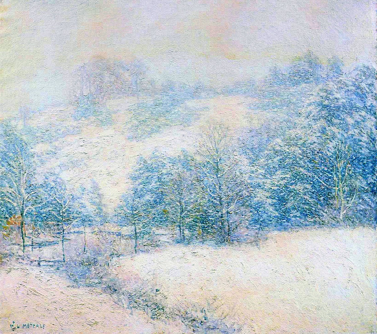 The Winter's Festival by Willard Metcalf