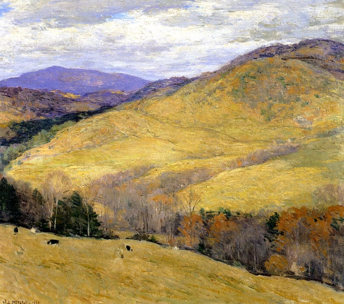 Vermont Hills, November by Willard Metcalf