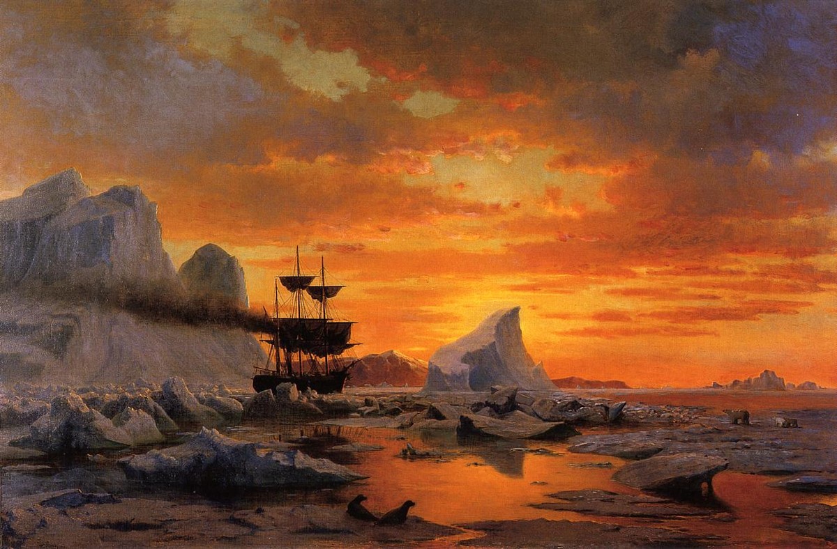 Ice Dwellers, Watching the Invaders by William Bradford